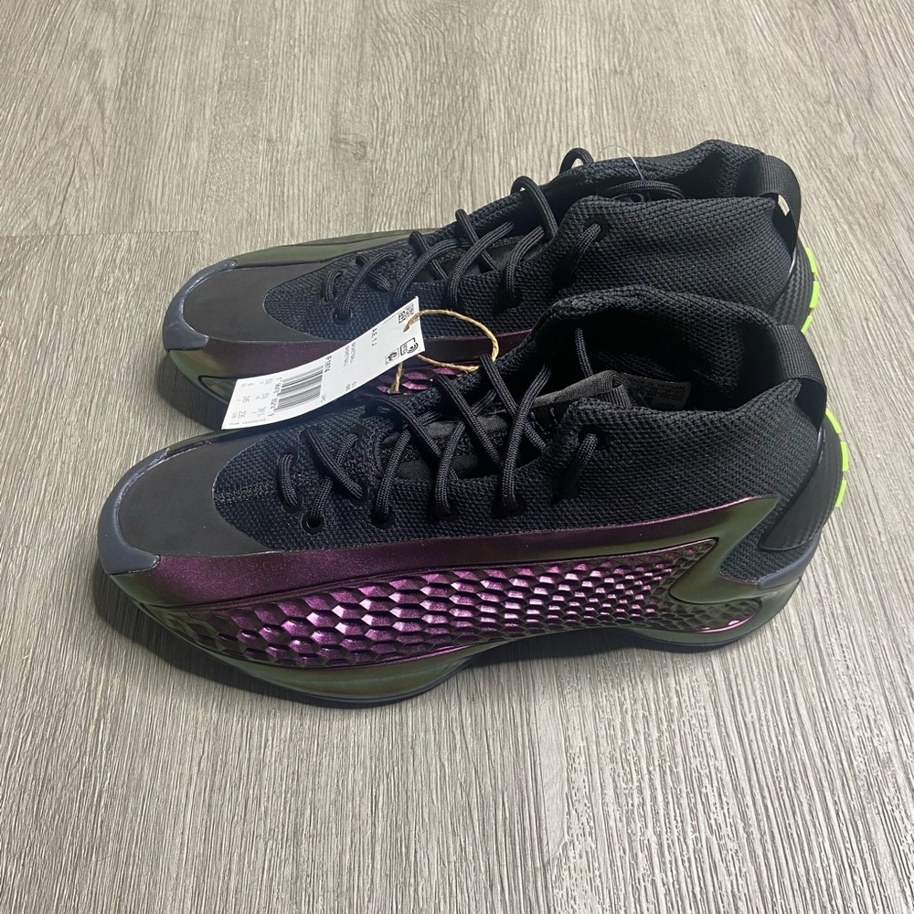 Addias A.E. 1J Anthony Edwards The Future GS Boys Shoe Size 7Y Purple NWT - Picture 11 of 14
